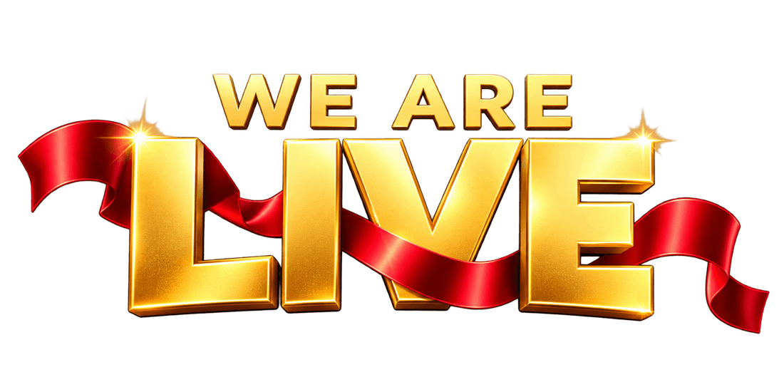 We are live